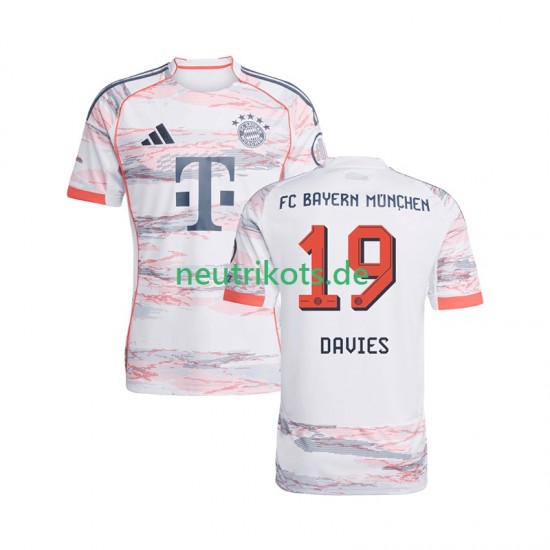 Fußballtrikot FC Bayern München Alphonso Davies 19 Herren Auswärts 2025-2026 Kurzarm