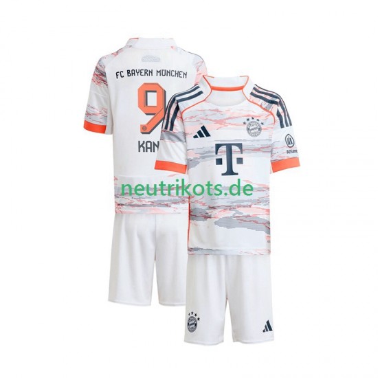 Fußballtrikot FC Bayern München Harry Kane 9 Kinder Auswärts 2025-2026 Kurzarm