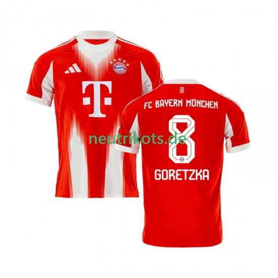 Fußballtrikot FC Bayern München Leon Goretzka 8 Herren Heim 2025-2026 Kurzarm