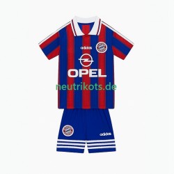 Fußballtrikot FC Bayern München 1995 1997 Retro Kinder Heim Kurzarm