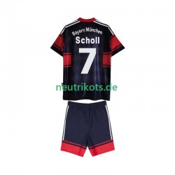 Fußballtrikot FC Bayern München Scholl 7 1997 Retro Kinder Heim 1999 Kurzarm