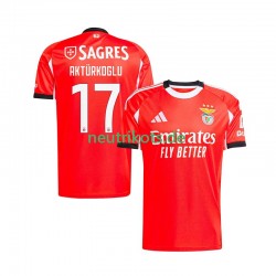 Fußballtrikot Benfica Kerem Akturkoglu 17 Herren Heim 2025-2026 Kurzarm