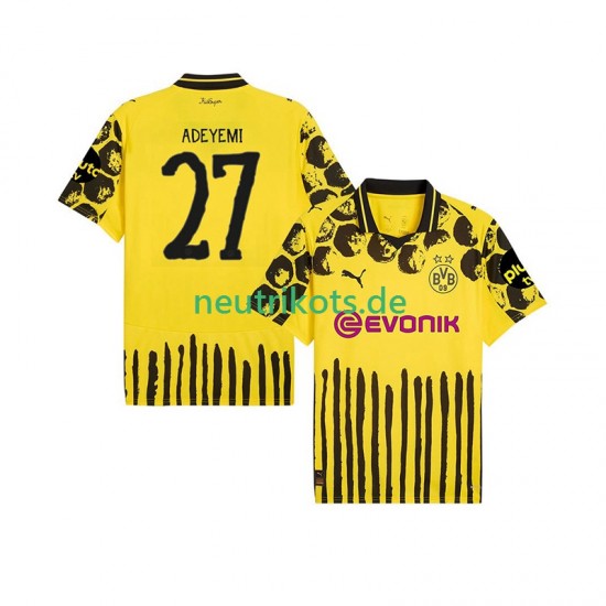 Fußballtrikot Borussia Dortmund Karim Adeyemi 27 FIFA CWC Herren Heim 2025 Kurzarm