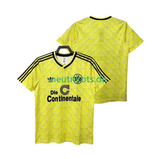 Fußballtrikot Borussia Dortmund 1988 1989 Retro Herren Heim Kurzarm