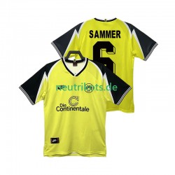 Fußballtrikot Borussia Dortmund SAMMER 6 1995 1996 Retro Herren Heim Kurzarm