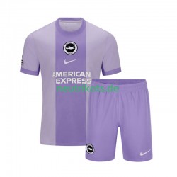 Fußballtrikot Brighton Hove Albion Kinder Auswärts 2025-2026 Kurzarm