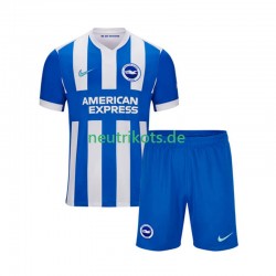 Fußballtrikot Brighton Hove Albion Kinder Heim 2025-2026 Kurzarm