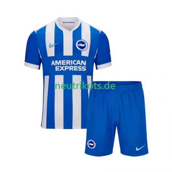 Fußballtrikot Brighton Hove Albion Kinder Heim 2025-2026 Kurzarm