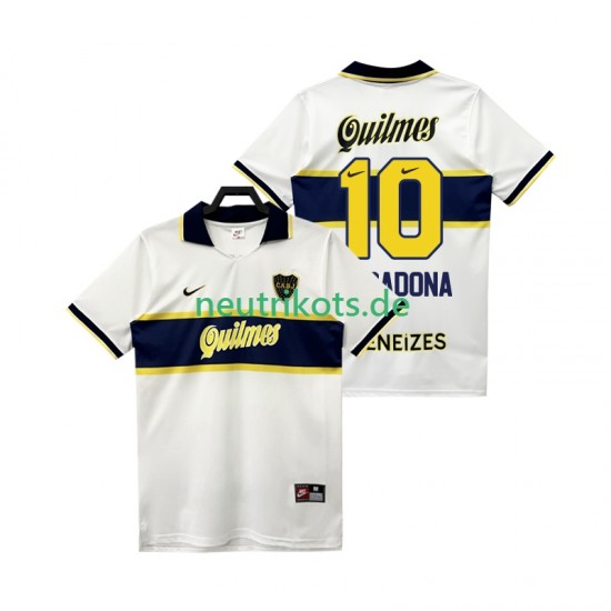 Fußballtrikot Boca Juniors MARADONA 10 1997 1998 Retro Herren Auswärts Kurzarm