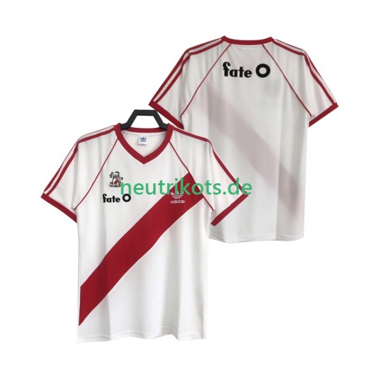 Fußballtrikot River Plate 1986 Retro Herren Heim Kurzarm
