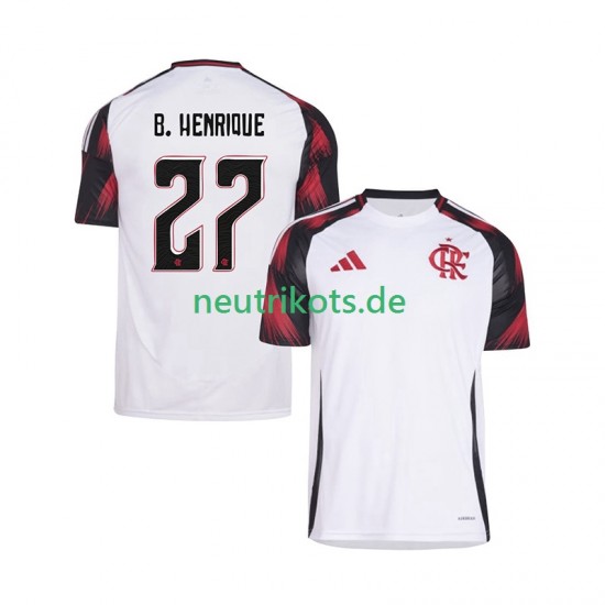 Fußballtrikot CR Flamengo Bruno Henrique 27 Herren Auswärts 2025-2026 Kurzarm