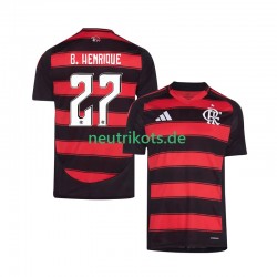 Fußballtrikot CR Flamengo Bruno Henrique 27 Herren Heim 2025-2026 Kurzarm