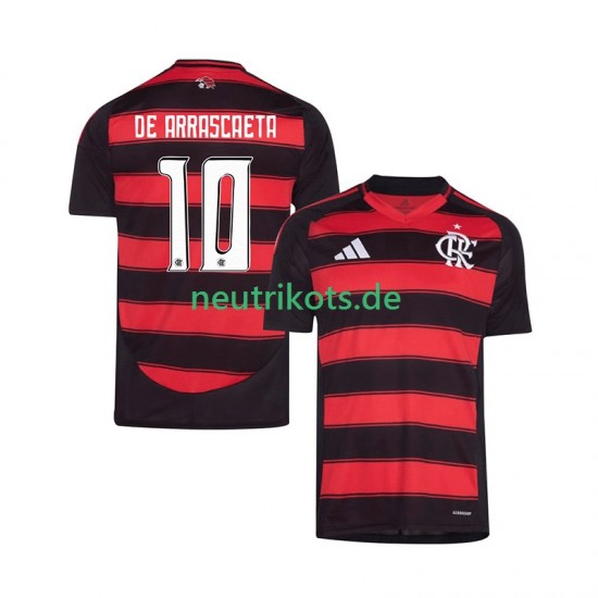 Fußballtrikot CR Flamengo Giorgian de Arrascaeta 10 Herren Heim 2025-2026 Kurzarm