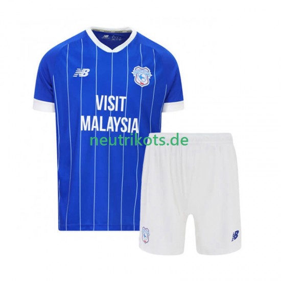 Fußballtrikot Cardiff City Herren Heim 2025-2026 Kurzarm