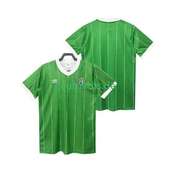 Fußballtrikot Celtic Glasgow FC 1982 1983 Retro Herren Ausweich Kurzarm
