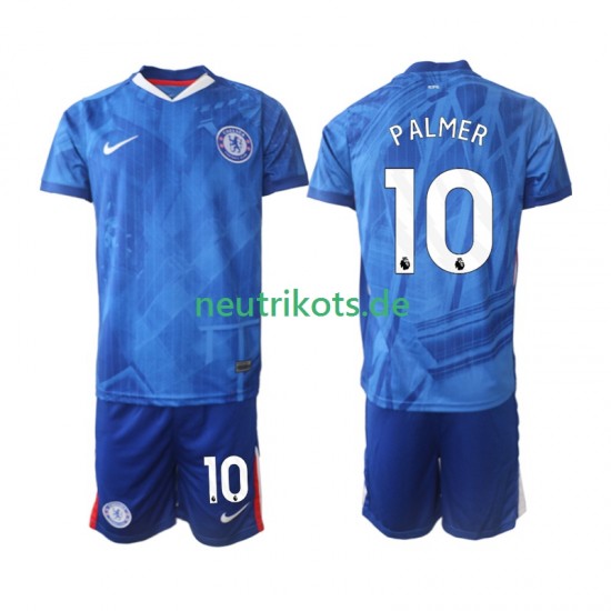 Fußballtrikot Chelsea Cole Palmer 10 Kinder Heim 2025-2026 Kurzarm