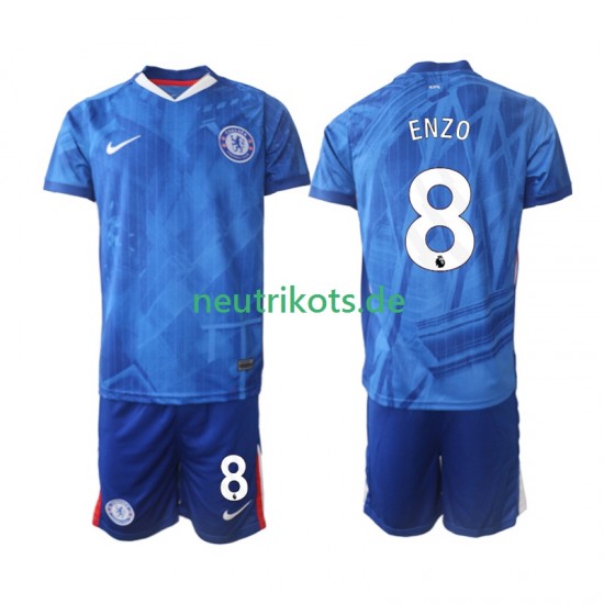 Fußballtrikot Chelsea Enzo Fernandez 8 Kinder Heim 2025-2026 Kurzarm