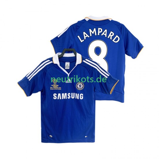 Fußballtrikot Chelsea LAMPARD 8 2007 Retro Herren Heim 2008 Kurzarm