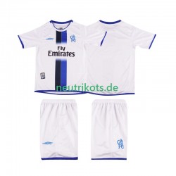 Fußballtrikot Chelsea 2003 Retro Kinder Auswärts 2004 Kurzarm
