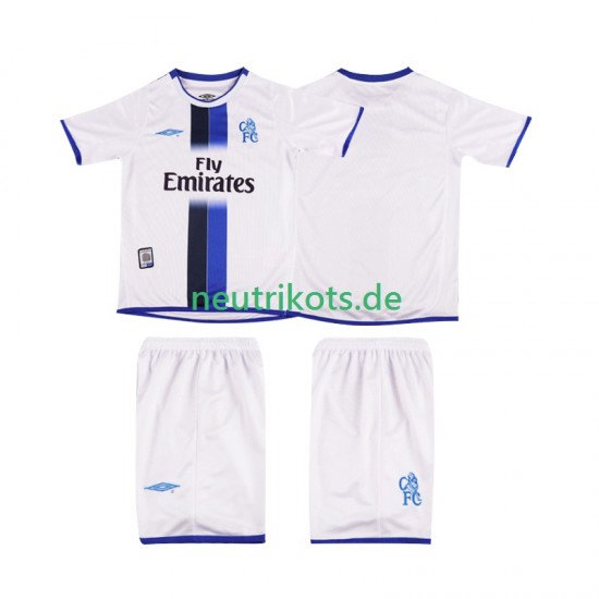 Fußballtrikot Chelsea 2003 Retro Kinder Auswärts 2004 Kurzarm