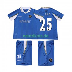 Fußballtrikot Chelsea ZOLA 25 1997 Retro Kinder Heim 1999 Kurzarm