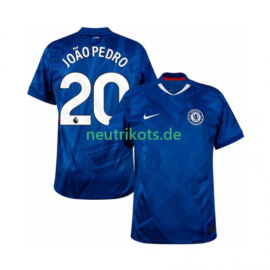 Fußballtrikot Chelsea joao pedro 20 Herren Heim 2025-2026 Kurzarm