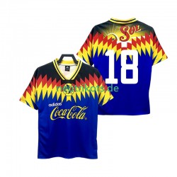 Fußballtrikot Club América 18 1995 Retro Herren Auswärts Kurzarm