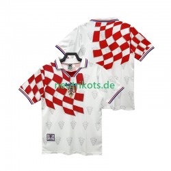 Fußballtrikot Kroatien 1998 Retro Herren Heim Kurzarm