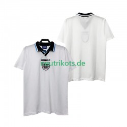Fußballtrikot England 1996 Retro Herren Heim Kurzarm