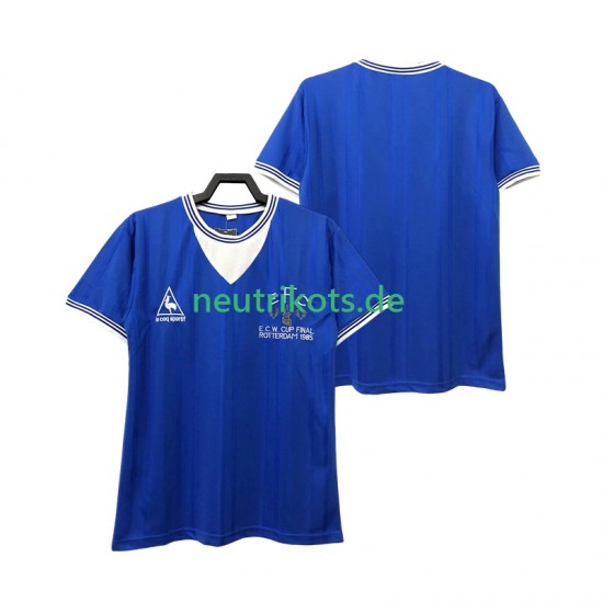 Fußballtrikot Everton FC 1985 Retro Herren Ausweich Kurzarm