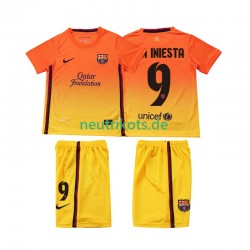 Fußballtrikot FC Barcelona A INIESTA 9 2012 2013 Retro Kinder Auswärts Kurzarm