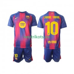 Fußballtrikot FC Barcelona Lamine Yamal 10 Champions League Kinder Heim 2025-2026 Kurzarm