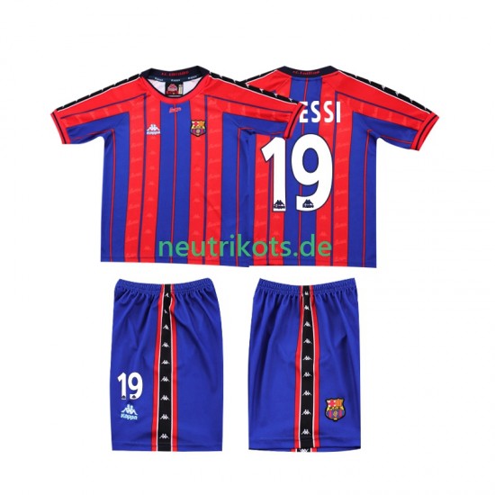 Fußballtrikot FC Barcelona Lionel Messi 19 1997 1998 Retro Kinder Heim Kurzarm