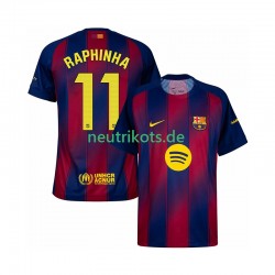 Fußballtrikot FC Barcelona Raphinha 11 Herren Heim 2025-2026 Kurzarm