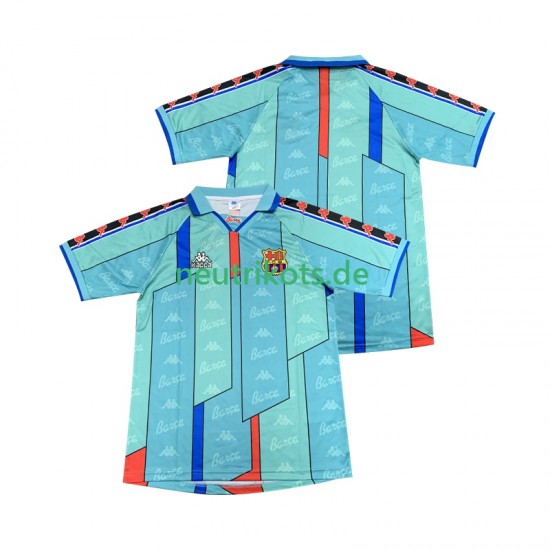 Fußballtrikot FC Barcelona 1996 1997 Retro Herren Auswärts Kurzarm