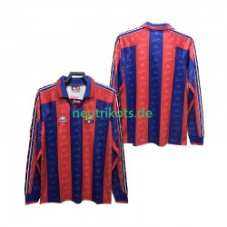 Fußballtrikot FC Barcelona 1996 1997 Retro Herren Heim Langarm