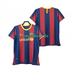 Fußballtrikot FC Barcelona Retro Herren Heim 2011 2010 Kurzarm