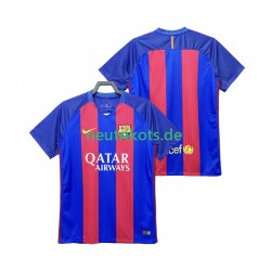 Fußballtrikot FC Barcelona 2016 2017 Retro Herren Heim Kurzarm