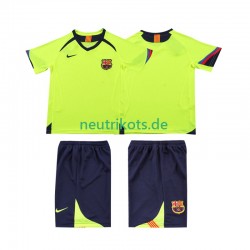 Fußballtrikot FC Barcelona 2005 Retro Kinder Auswärts 2006 Kurzarm