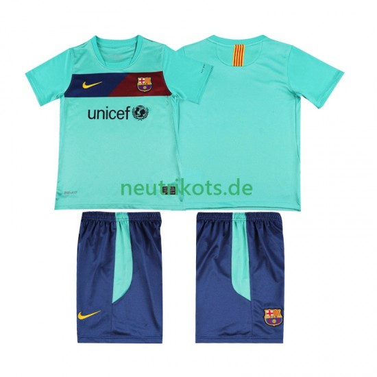 Fußballtrikot FC Barcelona Retro Kinder Auswärts 2011 2010 Kurzarm