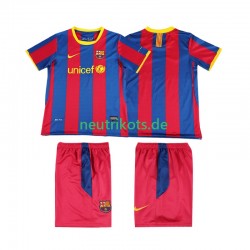 Fußballtrikot FC Barcelona Retro Kinder Heim 2011 2010 Kurzarm
