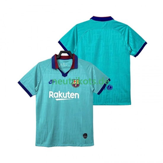 Fußballtrikot FC Barcelona 2019 2020 Retro Herren Ausweich Kurzarm