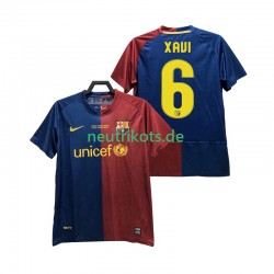 Fußballtrikot FC Barcelona XAVI 6 Champions League 2009 Retro Herren Heim 2008 Kurzarm
