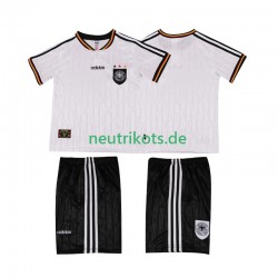 Fußballtrikot Deutschland 1996 Retro Kinder Heim Kurzarm