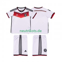 Fußballtrikot Deutschland 2014 Retro Kinder Heim Kurzarm