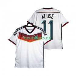 Fußballtrikot Deutschland Klose 11 2014 Retro Herren Heim Kurzarm