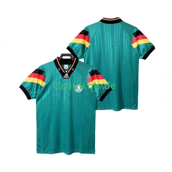 Fußballtrikot Deutschland 1992 Retro Herren Auswärts Kurzarm