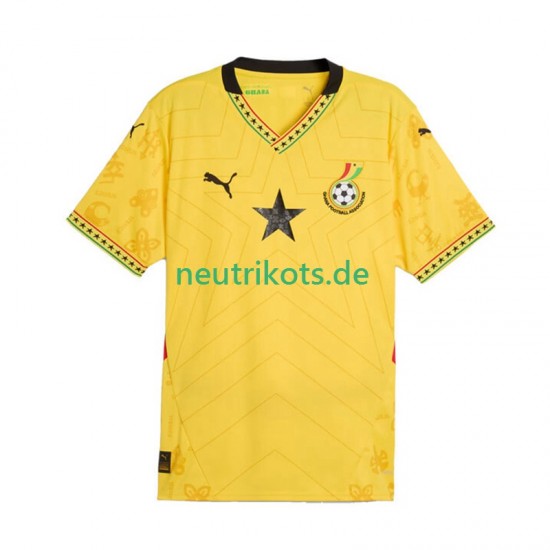 Fußballtrikot Ghana Herren Auswärts 2025 Kurzarm