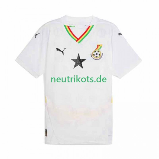 Fußballtrikot Ghana Herren Heim 2025 Kurzarm