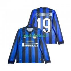 Fußballtrikot Inter Mailand CAMBIASSO 19 2009 Retro Herren Heim 2010 Langarm